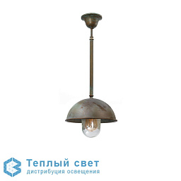 3242 Moretti Luce Circle уличный подвесной светильник с полусферическим плафоном на стержне