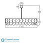 Perle Two Tier люстра Bella Figura CL61 2T