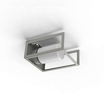 Hugy N° 1; Frosted glass E27 42W; Silk grey