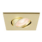 1007194 SLV UNIVERSAL DOWNLIGHT cover IP20 G matt E встраиваемое квадратное кольцо — фото 8