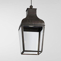 MONTROSE LARGE PENDANT - LED dark bronze clear glass