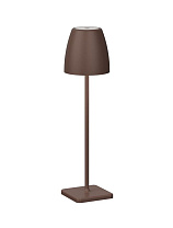 Corten Die-Casting Aluminium & Acrylic LED 2 Watt 207Lm 3000K IP54 Beam Angle 62O DC 5 Volt Switch On/Off USB Wire D: 11 W: 10 H: 38 cm