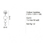 Metal Lux Bolero PL 1L Round потолочный светильник с тремя стеклянными плафонами прозрачный; хром 251.501.01 — фото 1