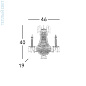 Kolarz EMPIRE 0418.62+3.3.SpT настенный светильник золото 24 карата ширина 40cm макс. высота 46cm 5 ламп e14 — фото 3