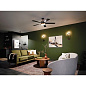 56" Salvo 5 Blade LED Indoor Ceiling Fan Satin Black люстра-вентилятор 330045SBK Kichler — фото 4