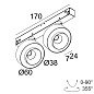 M26L - ODRON 2 92728/41 DIM5 W белый Delta Light трековый светильник — фото 1