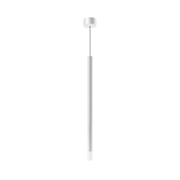 9255 Linea Light Group Puccini подвесной металлический светильник вытянутой формы белого цвета