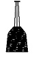 Уличный подвесной светильник Black Out Karman SE101 1N EXT — фото 2