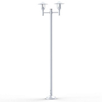 Newpark N° 6; Clear glass E27 105W; White