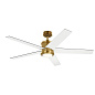 56" Brahm Fan Natural Brass люстра-вентилятор 300044NBR Kichler — фото 9