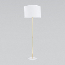 a068715 TK Lighting Umberto напольный торшер с цилиндрическим текстильным абажуром