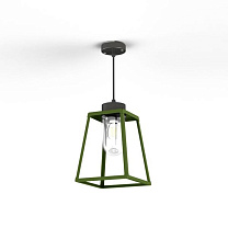 Lampiok 1 N° 3; Clear glass E27 52W; Fern green