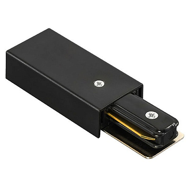 заглушка черная для однофазного трекового профиля