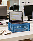 AB634-A602-AF16 Hay Colour Crate Ящик для хранения цветных ящиков M, 26, x 34,5 см, цвет "электрик" — фото 1