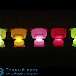 LP PUR045C Slide Pure декоративный ночник с цветным матовым рассеивателем