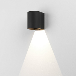 1384003 Astro lighting Dunbar настенный светильник вверх-вниз цилиндрический корпус чёрный
