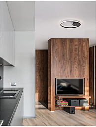 9348073 Nova Luce Fuline встраиваемый потолочный светильник с узким кольцом и матовым рассеивателем
