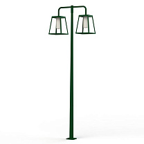 Lampiok 4 N° 6; Satin-finish cylindrical Built-in LED 3000°K warm white 2x36W DALI; Fir green