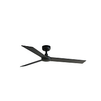 RUDDER 3 L Black/walnut fan Wall Control black 2700K