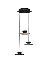 Triac Dimmable Sandy Black & Gold Metal & Acrylic LED 15 Watt 220-240Volt 480Lm IP20 3000K D:42 H:161 cm
