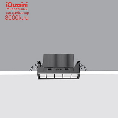 QJ77 Laser Blade XS iGuzzini Recessed Minimal section 5 LEDs - Tunable White - Wall Washer Longitudinal Glare Control