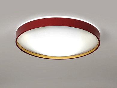 потолочный светильник со встроенной светодиодной панелью и корпусом из нержавеющей стали