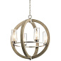 Grand Bank 20" 4 Light Chandelier Distressed Antique Gray люстра 49791DAG Kichler — фото 1