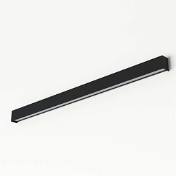 NW 7595 Nowodvorski Straight настенный светильник с черным корпусом и LED-подсветкой