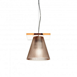 09130RO Kartell Light Air подвесная люстра с розовым прозрачным плафоном