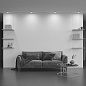 DL005-1-01-W Maytoni Gyps Modern Встраиваемый светильник 10W Белый — фото 4