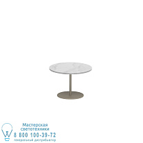 СТОЛИК BUTLER Ø40CM H28CM ИЗ ПЕСОЧНОЙ КЕРАМИКИ BIANCO STATUARIO Royal Botania