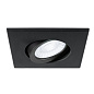 1007184 SLV UNIVERSAL DOWNLIGHT cover IP20 black E встраиваемое квадратное кольцо — фото 6