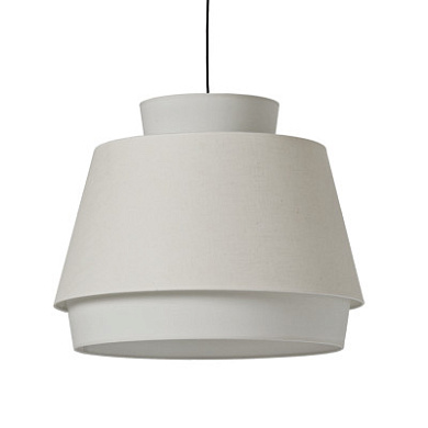 C39166BLI ACB Aspen SP 60 люстра с тканевым абажуром белый; чёрный