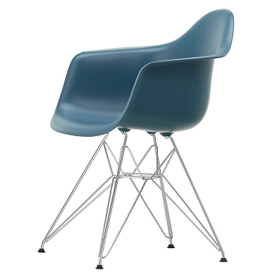 4055737200557 Eames Plastic Vitra Стул обеденный, синий/хром