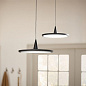 Jeno LED 3000K 9" Pendant Matte Black подвесной светильник 83962MBK Kichler — фото 2