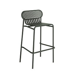 M0745418 WEEK-END Petite Friture Барный стул садовый металлический зеленый H80