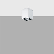 iPro Outdoor ceiling-mounted luminaire - Warm white LED - with integrated electronic ballast Vin=100-240V ac - Flood optic 7.7W 526.5lm - 3000K