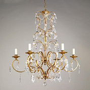 CL0120.GI.SE Chantilly Chandelier, Gilt, 6 Lights