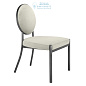 112162 Dining Chair Scribe gunmetal pebble grey Eichholtz