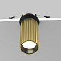 C110CL-01-GU10-BS Maytoni Calipso Встраиваемый светильник 10W Черный — фото 7