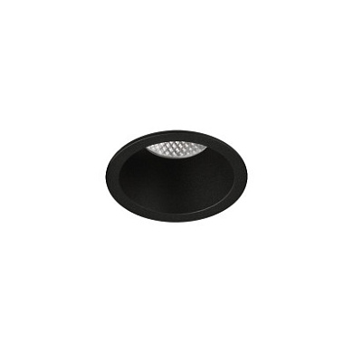 спот для ванной чёрного цвета