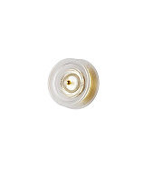 Sandy Gold Carbon Steel, Aluminium & Acrylic LED 6Watt 220-240Volt 394Lm IP20 3000K D:16 W:9.6 cm
