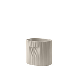 RIDPLA24A01 Muuto Ridge кашпо цилиндрическое мохово зеленое 24 см