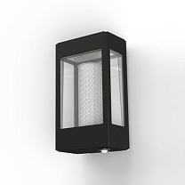 Tetra N° 1; Clear polycarbonate E27 70W Detector; Dark grey