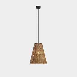 00-8109-05-ES Leds C4 Caribe подвесной светильник с абажуром из плетёного материала