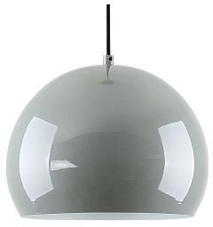 LSP-8920 Lussole Gloss подвесной светильник с полусферическим плафоном серого цвета