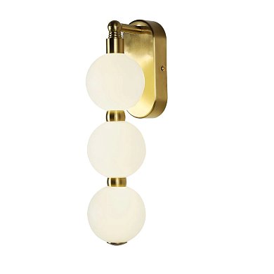 Бра Favourite Gubbare 4014-1W — светодиодное бра с тремя белыми акриловыми шарами