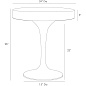 6155 Daryl Side Table Arteriors боковой стол