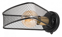 A7044AP-1BK Arte Lamp Maasym настенное бра с металлической решёткой и лампой в ретро-стиле