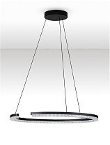 Triac Dimmable Sandy Black Aluminium & Prismatic Lens LED 30 Watt 220-240 Volt 1950Lm IP20 3000K D:65 H:200 cm
